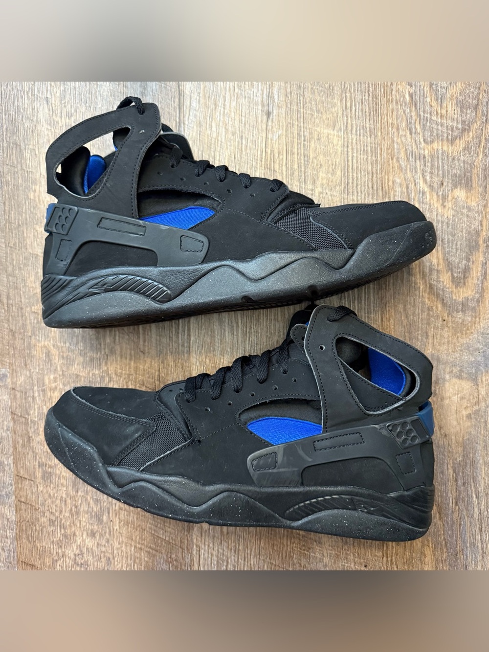 Nike Air Flight Huarache OG Black Lyon Blue 2015